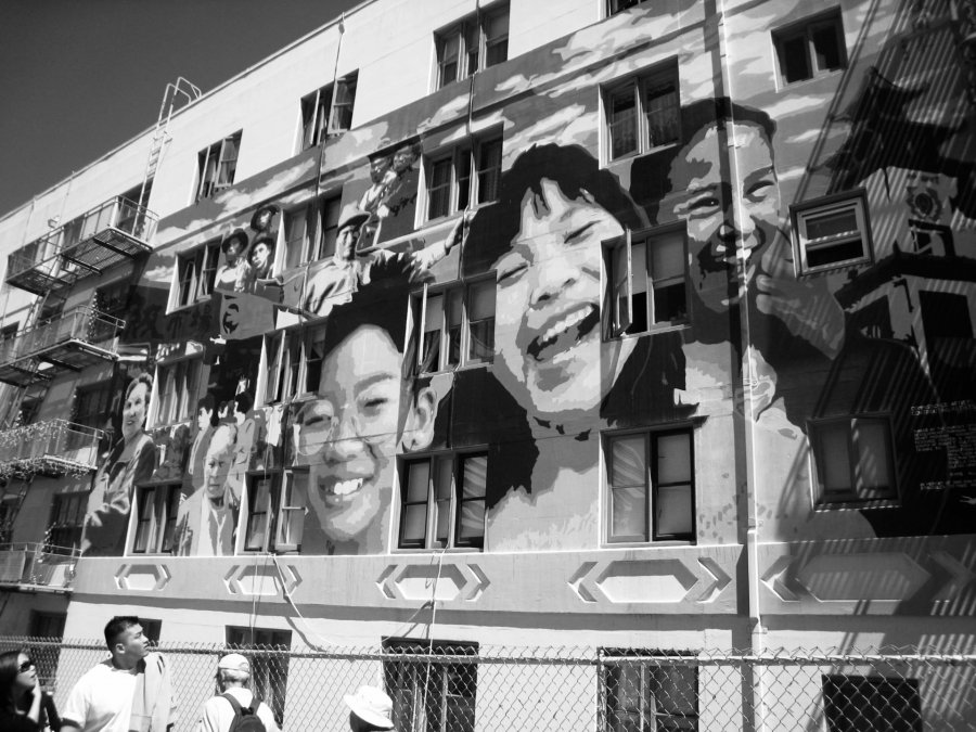 Ping Yuen Mural, Chinatown (Artist: Darryl Mar)